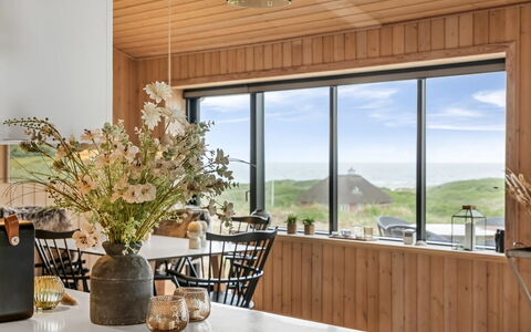 Eelin - 275M from the Sea: Wood, Interior Design, Furniture, Dining Room, Ceiling, Kitchen & Dining Room Table, Wood Flooring, Hardwood, Plank, Natural Material