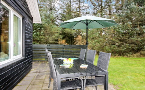 Arie - 500M from the Sea: Cottage, Garden, Siding, Garden Buildings, Shade, Yard, Backyard, Lawn, Farmhouse, Landscaping
