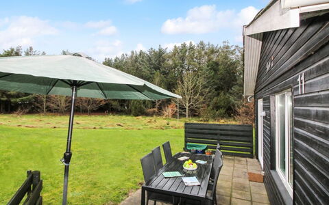 Arie - 500M from the Sea: Cottage, Garden, Siding, Garden Buildings, Shade, Yard, Backyard, Lawn, Farmhouse, Landscaping