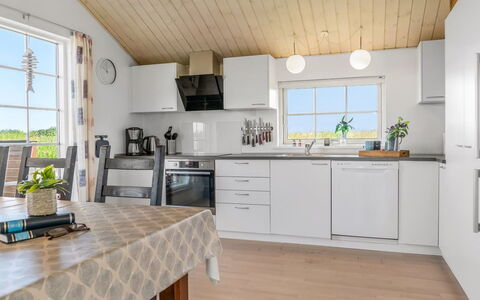 Anya - 650M from the Sea: Flooring, Interior Design, Wood, Kitchen, Floor, Ceiling, Furniture, Countertop, Home, Wood Flooring