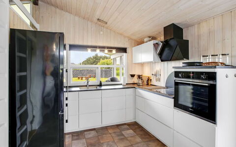 Tinja - 700M from the Sea: Kitchen, Kitchen Appliance, Major Appliance, Flooring, Countertop, Wood, Interior Design, Ceiling, Floor, Home Appliance