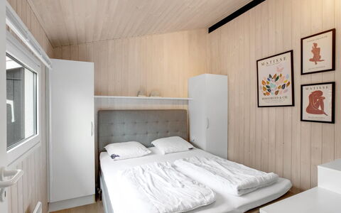 Tinja - 700M from the Sea: Bed, Bedroom, Interior Design, Floor, Flooring, Furniture, Wood, Bed Sheet, Ceiling, Bedding