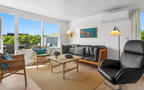Violeta - 250M from the Sea: Furniture, Interior Design, Flooring, Floor, Couch, Wood, Ceiling, Wood Flooring, Living Room, Chair