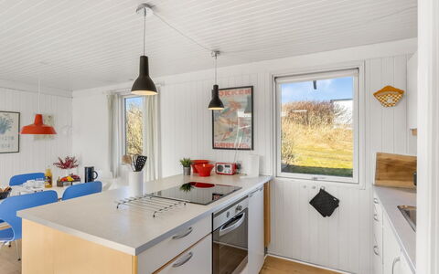 Violeta - 250M from the Sea: Kitchen, Wood, Countertop, Kitchen Sink, Kitchen Appliance, Home, Sink, Major Appliance, Tap, Ceiling