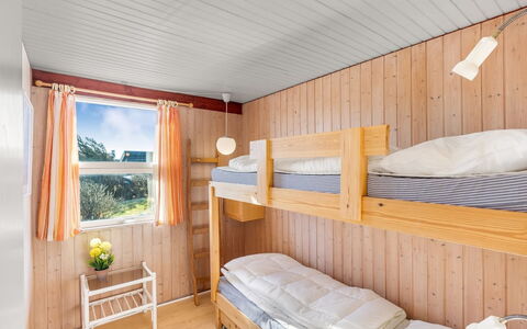 Violeta - 250M from the Sea: Bunk Bed, Wood, Interior Design, Bed, Bedroom, Ceiling, Flooring, Floor, Furniture, Room