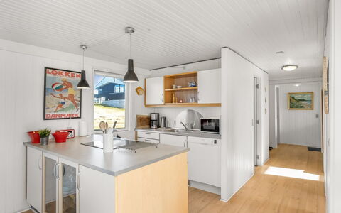 Violeta - 250M from the Sea: Wood, Kitchen, Flooring, Ceiling, Floor, Interior Design, Countertop, Cabinetry, Kitchen Appliance, Wood Stain