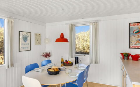Violeta - 250M from the Sea: Interior Design, Ceiling, Furniture, Flooring, Lighting, Floor, Light Fixture, Home, Room, Dining Room