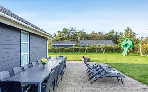 Berenika - 500M from the Sea: Blue, Home, Shade, Outdoor Furniture, Estate, Garden, Lawn, Landscaping, Cottage, Yard