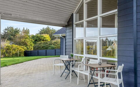 Berenika - 500M from the Sea: Home, Shade, Porch, Siding, Chair, Yard, Deck, Garden, Hardwood, Lawn
