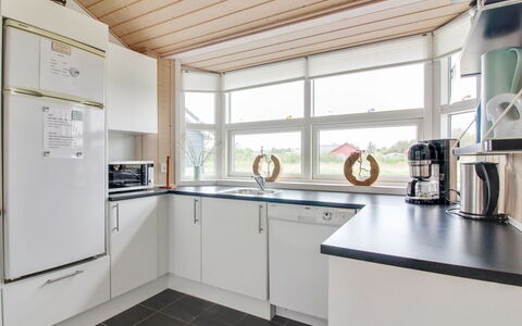 Anett - 400M from the Sea: Kitchen, Interior Design, Kitchen Appliance, Flooring, Countertop, Wood, Ceiling, Cabinetry, Major Appliance, Home Appliance