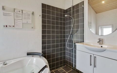 Anett - 400M from the Sea: Plumbing Fixture, Bathroom, Flooring, Interior Design, Floor, Ceiling, Sink, Bathroom Sink, Tap, Plumbing