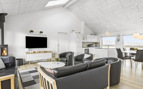 Kirsi - 1.6Km from the Sea: Ceiling, Interior Design, Flooring, Light Fixture, Living Room, Room, Couch, Chair, Home Appliance