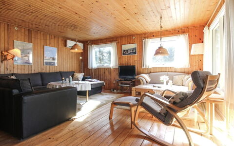 Lis - 300M from the Sea: Furniture, Interior Design, Wood, Ceiling, Flooring, Home, Floor, House, Couch, Living Room