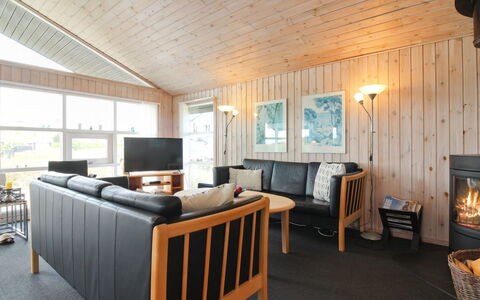 Kaija - 300M from the Sea: Wood, Ceiling, Home, Furniture, Interior Design, Cottage, Living Room, Hardwood, Couch