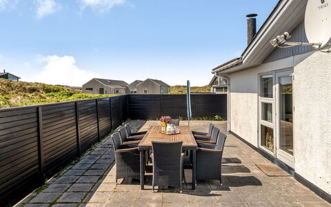 Majvor - 100M from the Sea: Roof, House, Home, Cottage, Siding, Estate, Driveway, Garden Buildings, Yard, Shed