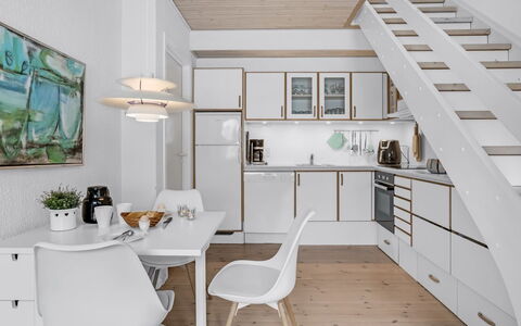 Radica - 50M from the Sea: Interior Design, Flooring, Furniture, Kitchen, Wood, Ceiling, Floor, Light Fixture, Wood Flooring, Lighting