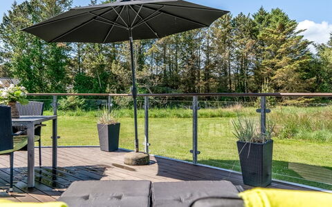 Brunetta - 800M from the Sea: Outdoor Furniture, Furniture, Outdoor Table, Chair, Wood Flooring, Deck, Hardwood, Patio, Umbrella, Garden