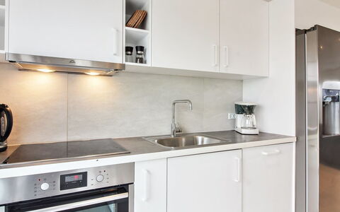 Edgar - 1.5Km from the Sea: Kitchen Appliance, Kitchen, Countertop, Cabinetry, Major Appliance, Furniture, Interior Design, Flooring, Wood, Kitchen Sink