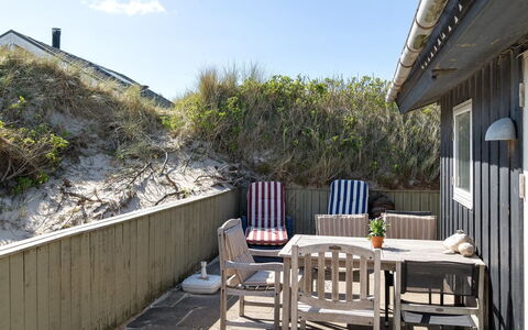 Abbie - 10M from the Sea: Wood, Home, Door, Outdoor Furniture, Cottage, Porch, Deck, Shade, Balcony, Chair