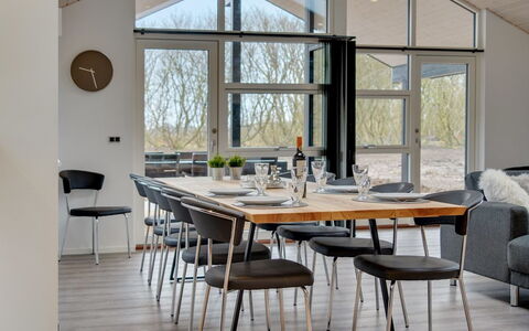 Amitola - 700M from the Sea: Furniture, Interior Design, Flooring, Wood, Chair, Kitchen & Dining Room Table, Table, Ceiling, Dining Room, Floor