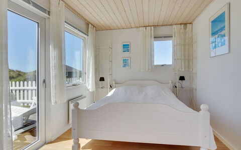 Ecaterina - 100M from the Sea: Bedroom, Bed, Wood, Furniture, Floor, Interior Design, Bed Sheet, Ceiling, Bedding, Flooring