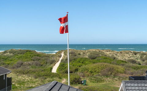 Ecaterina - 100M from the Sea: Sky, Blue, Summer, Landscape, Flag, Pole, Coast, Slope, Shade