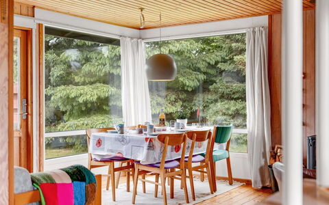Jule - 600M from the Sea: Furniture, Interior Design, Flooring, Chair, Wood, Table, Floor, Dining Room, Ceiling, Kitchen & Dining Room Table