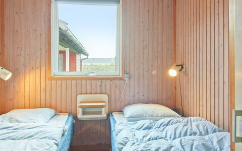 Jule - 600M from the Sea: Wood, Bedroom, Floor, Ceiling, Wood Stain, Bed, Hardwood, Bedding, Plank, Bed Sheet