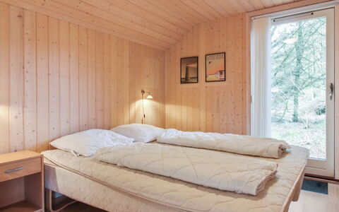 Synnöve - 550M from the Sea: Bedroom, Wood, Bed, Interior Design, Ceiling, Bed Sheet, Bedding, Room, Floor, Bed Frame