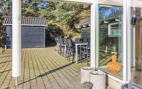 Synnöve - 550M from the Sea: Door, Shade, Outdoor Structure, Porch, Yard, Siding, Pergola, Driveway, Patio, Garden Buildings