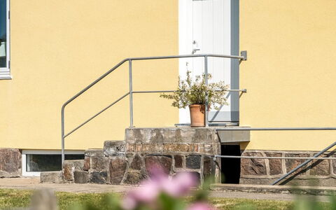 Bruse - 125M from the Sea: Stairs, Handrail, Composite Material, Baluster, Concrete, Balcony, Porch, Flowerpot, Fence, Houseplant