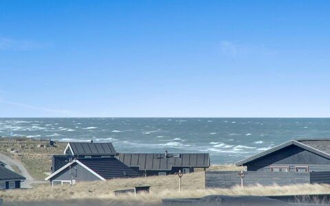 Ulf - 100M from the Sea: Blue, Horizon, Roof, Sea, Coast, Ocean, Cottage, Beach, Shore, Sand