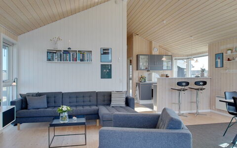 Ulf - 100M from the Sea: Wood, Interior Design, Ceiling, Furniture, Flooring, Living Room, Floor, Couch, Light Fixture, Home