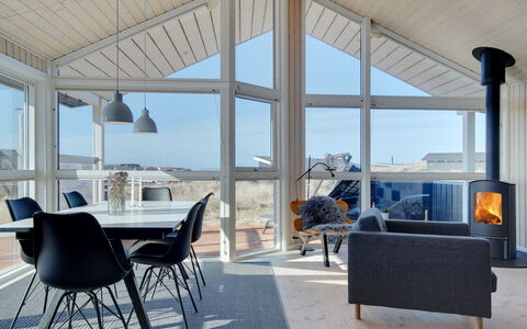 Ulf - 100M from the Sea: Wood, Ceiling, Home, Floor, Cottage, Porch, Chair, Living Room, Hardwood