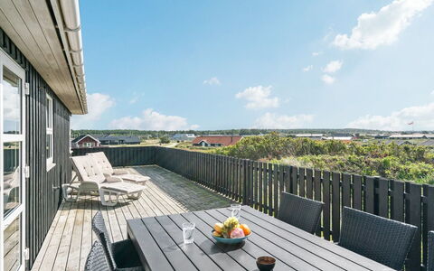 Laghmund - 250M from the Sea: Wood, Home, Deck, Hardwood, Shade, Plank, Wood Stain, Balcony, Porch, Estate