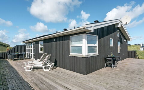 Laghmund - 250M from the Sea: Blue, Wood, Home, Cottage, Plank, Hardwood, Deck, Siding, Hut