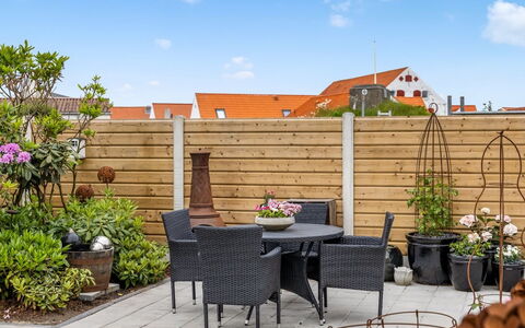 Adelina - 500M from the Sea: Flowerpot, Houseplant, Garden, Outdoor Furniture, Wood Stain, Hardwood, Patio, Brick, Flagstone