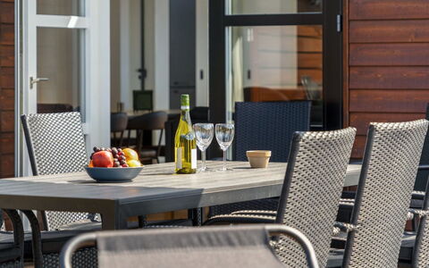 Moreen - 1.5Km from the Sea: Furniture, Outdoor Furniture, Chair, Wood, Table, Kitchen & Dining Room Table, Outdoor Table, Dining Room, Patio, Wood Stain