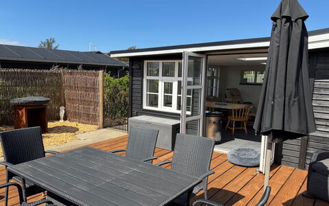 Janakij - 475M from the Sea: Roof, House, Home, Cottage, Siding, Estate, Driveway, Garden Buildings, Yard, Shed