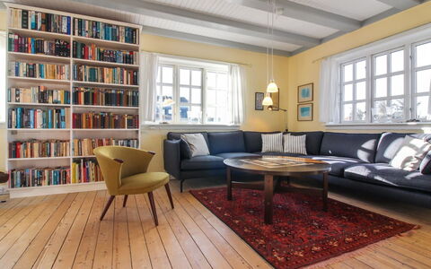 Fania - 200M from the Sea: Furniture, Interior Design, Flooring, Floor, Couch, Wood Flooring, Wood, Ceiling, Living Room, Home