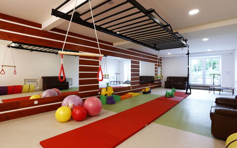 Desná V Jizerských Horách 176: Interior Design, Floor, Flooring, Leisure, Building, Ceiling, Sports, Hall, Window, Room