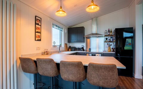 Loch Leven Lodge 25 East: Property, Building, Furniture, Comfort, Azure, Interior Design, Window, Wood, Bed Frame, Pillow