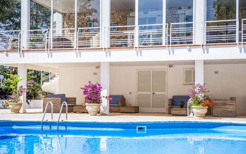Villa Sole Martina Franca: Swimming Pool, Resort, Composite Material, Outdoor Furniture, Shade, Porch, Eco Hotel, Leisure, Balcony, Chair