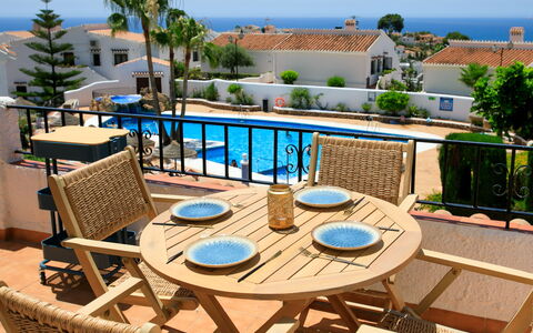 Perla del Mar: Furniture, Outdoor Furniture, Chair, Resort, Shade, Balcony, Swimming Pool, Eco Hotel, Hotel, Houseplant