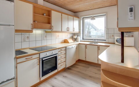 Solmaz - 3.5Km from the Sea: Flooring, Kitchen, Interior Design, Wood, Countertop, Floor, Ceiling, Wood Flooring, Cabinetry, Furniture