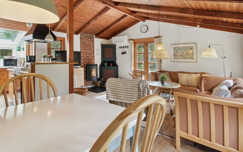 Tirsa - 3.9Km from the Sea: Furniture, Interior Design, Wood, Ceiling, Couch, Flooring, Chair, Living Room, Floor, Table