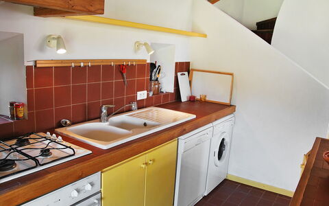 Saint Saturnin D'Apt 105: Property, Room, Countertop, Kitchen, Furniture, Cabinetry, Building, House, Sink, Interior Design