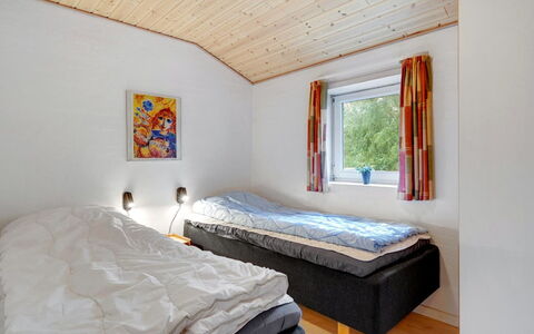 Asdis - 2.8Km from the Sea: Wood, Home, House, Bedroom, Bed, Cottage, Ceiling, Bed Frame, Wood Stain, Bedding