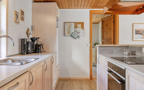 Troen - 3.8Km from the Sea: Kitchen, Countertop, Kitchen Appliance, Cabinetry, Flooring, Interior Design, Wood, Major Appliance, Kitchen Sink, Sink