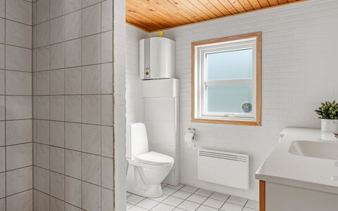 Troen - 3.8Km from the Sea: Flooring, Wall, Floor, Wood, Plumbing Fixture, Interior Design, Ceiling, Toilet, Toilet Seat, Bathroom